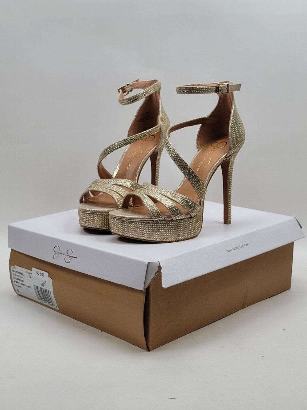 Jessica Simpson Shyremin Women's Heels Champagne